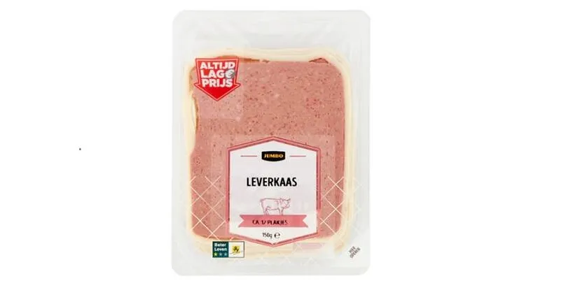 veiligheidswaarschuwing jumbo leverkaas