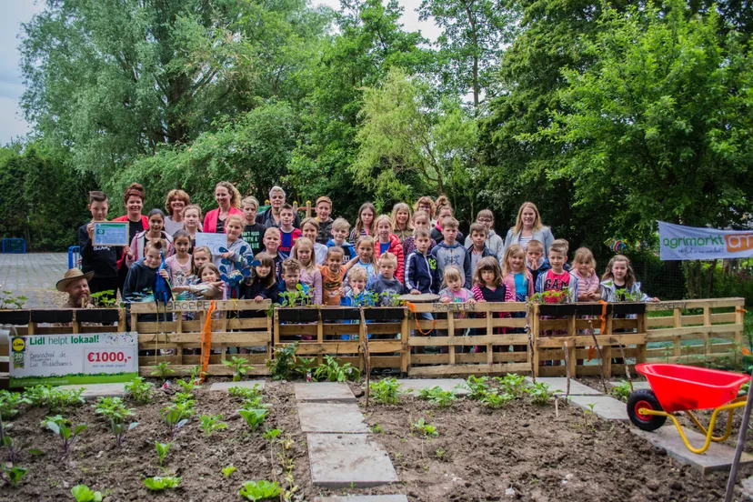 zesde groene vlag en moestuin molenvliet 2