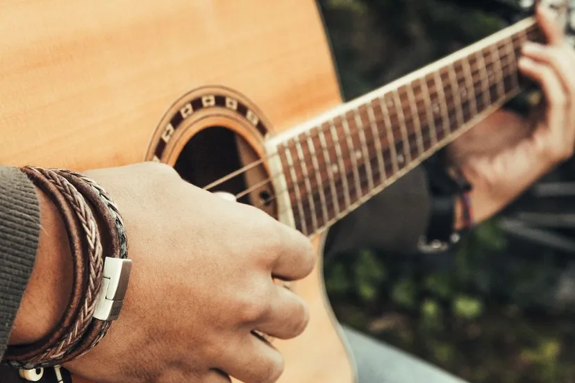 muzikant gitaar muziek