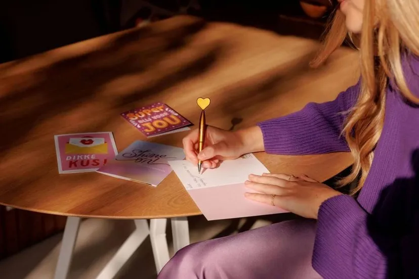 attent kaartje schrijven