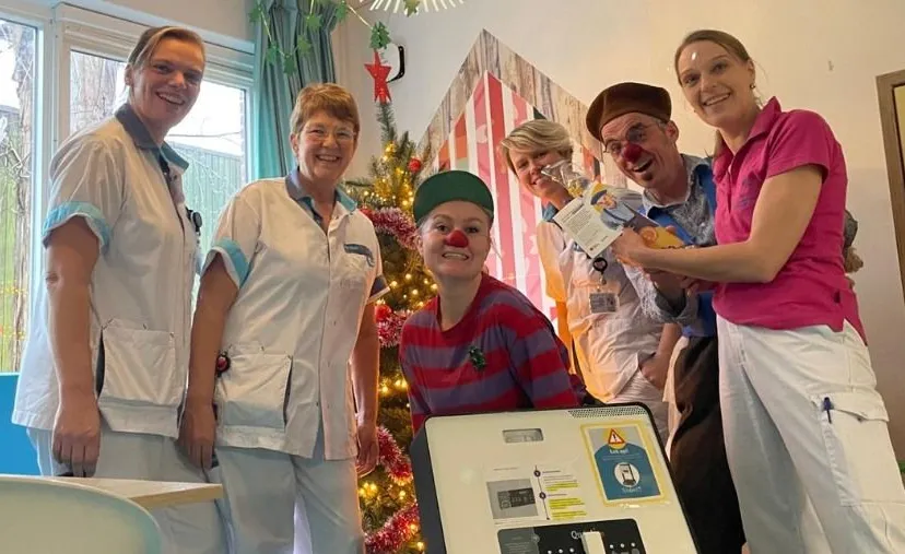 cliniclowns schenking van weel bethesda ziekenhuis dirksland