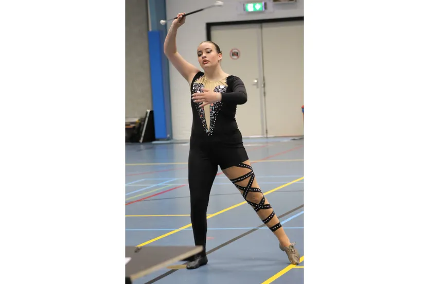 twirlvereniging vivace valt weer in de prijzen