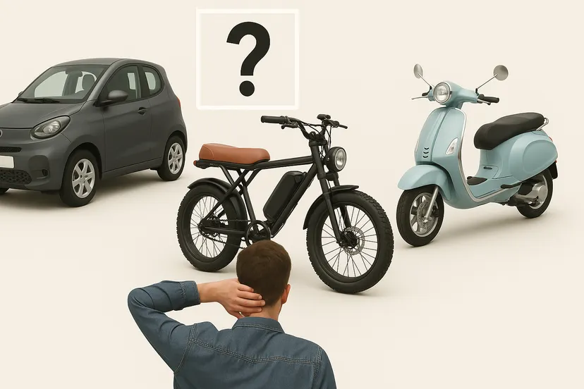 brommobiel fatbike scooter