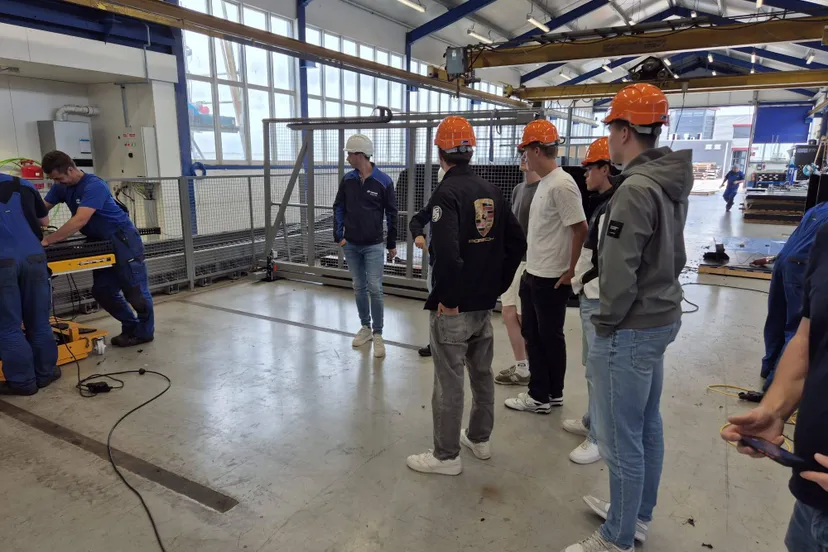 leerlingen RGO bij Padmos