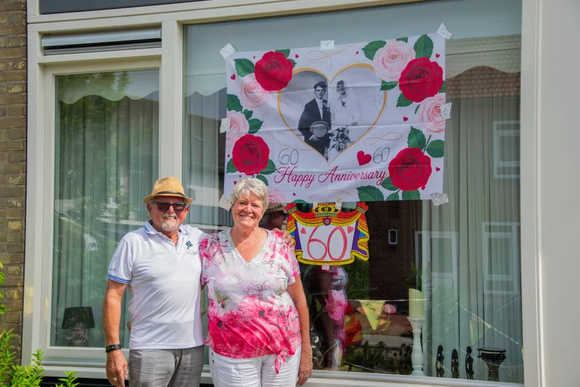 Familie Van Bergen 60 jaar getrouwd