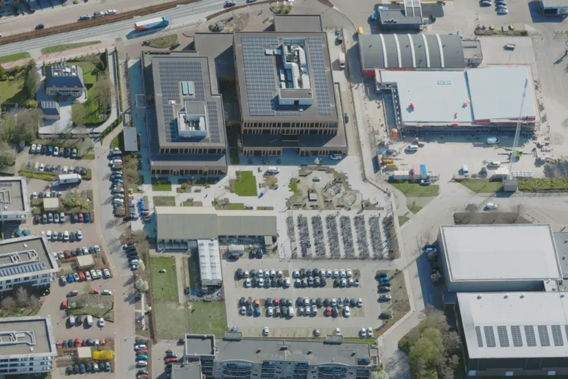 Beroepscampus Sommelsdijk luchtfoto