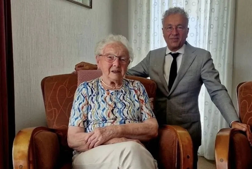 Mevrouw van Noord-Kreeft 101 jaar