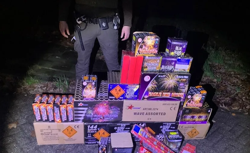inbeslagname vuurwerk