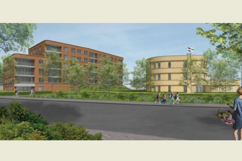 schetsen nieuwe plek school treslinghuis