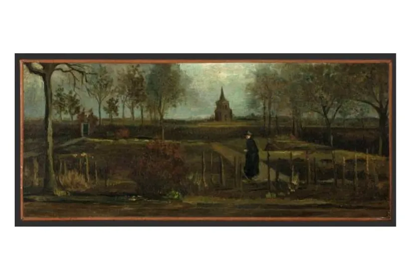 vincent van gogh lentetuin de pastorietuin te nuenen in het voorjaar 1884 groninger museum foto marten de leeuw