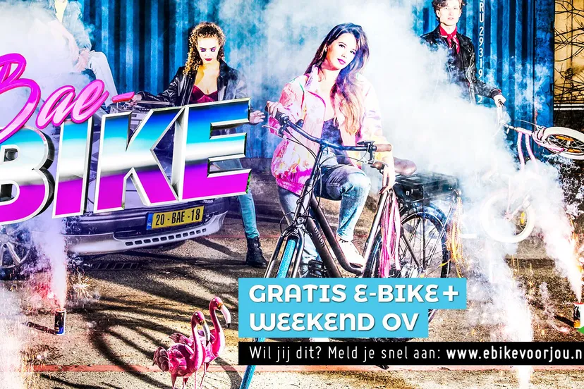 20180306 gratis e bike voor studenten 1 met de campagne bae bike before anything e bike worden studenten verleid naar de stad te fietsen in plaats van met het openbaar vervoer te reizen
