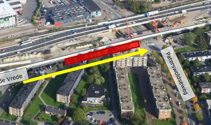 20230130 laan van de vrede afrit hulpdiensten chp