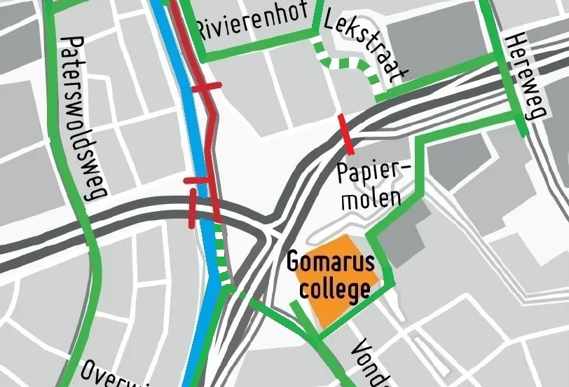 20230301 fietsverbindingen julianaplein amaliatunnel muntingbrug aanpak ring zuid