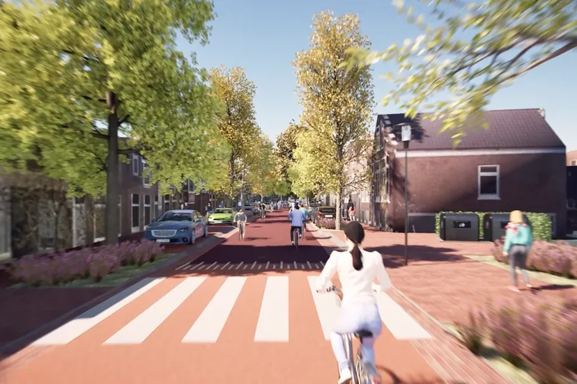 24 06 05 impressie fietsstraat