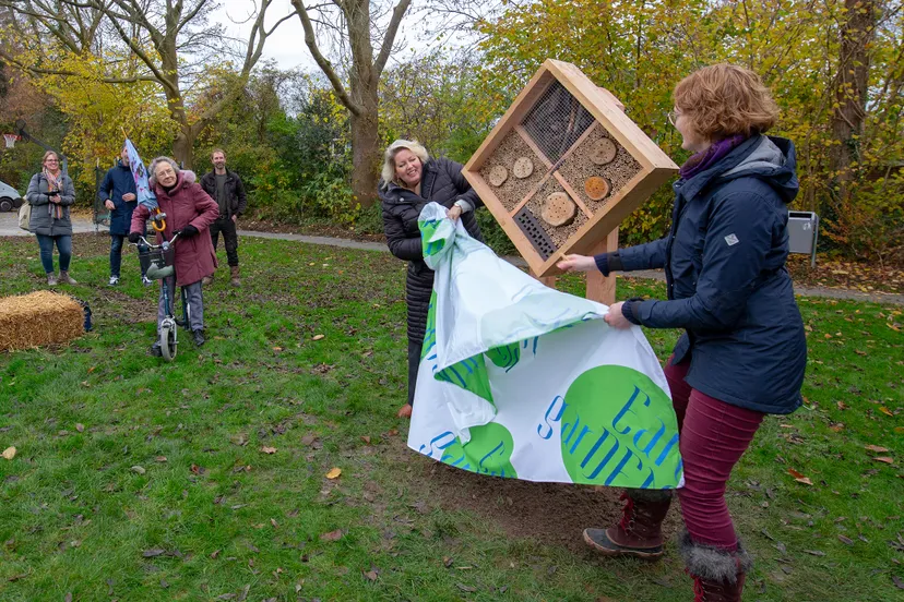 24 11 2021 inge jongman bij de speelplek buurtwildernis brinkhof in haren henk tammens 4