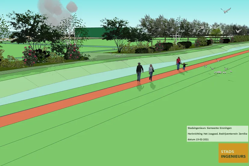 3d jaagpad zernike5a groensingel langs het jaagpad