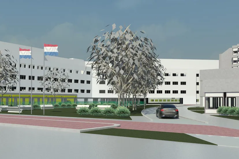 3d view 2 25 impressie martiniziekenhuis nieuwe voorplein