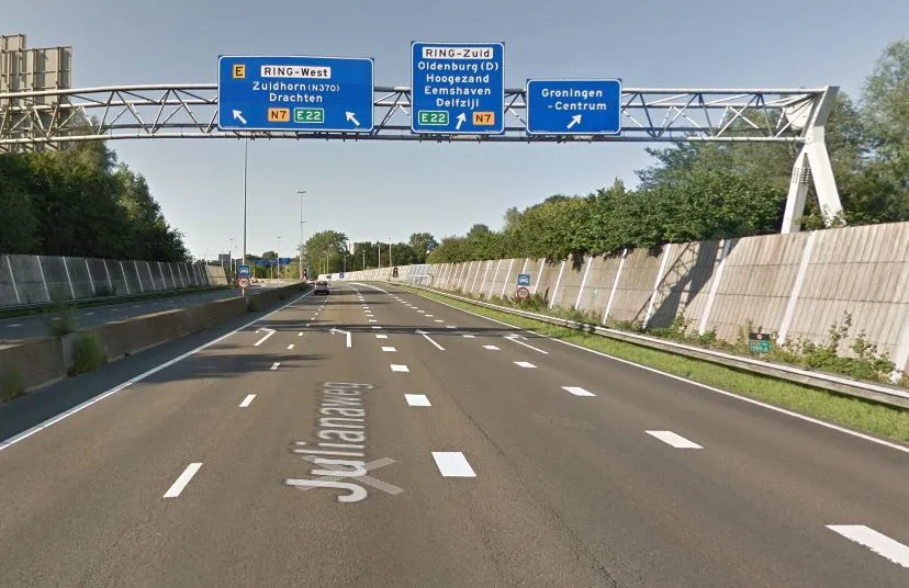 a28 brailleweg richting julianaplein