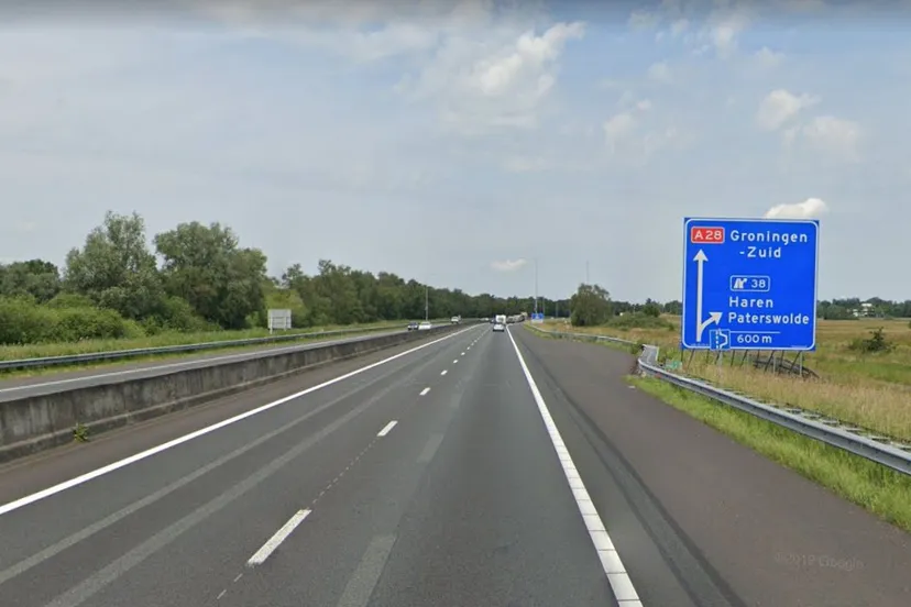 afslag 38 haren paterswolde richting groningen