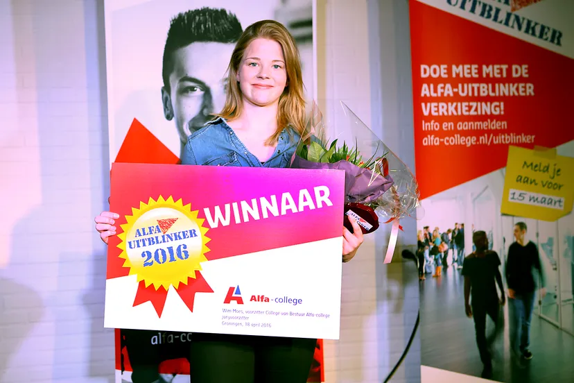 alfa uitblinker winnaar eline
