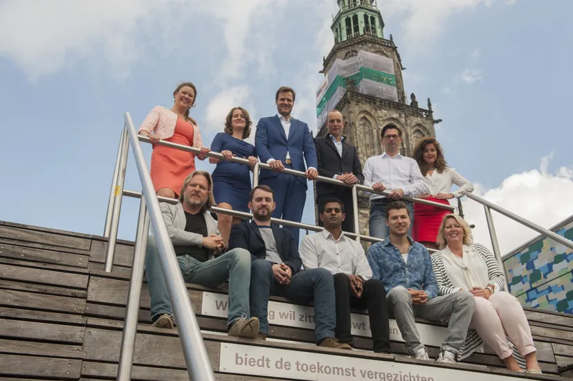 alle fractievoorzitters groot