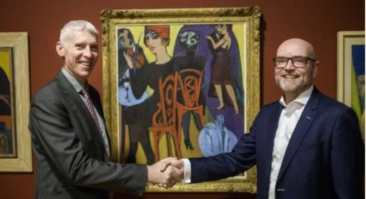 bert roman rabobank links en andreas blhm groninger museum kees van de veen