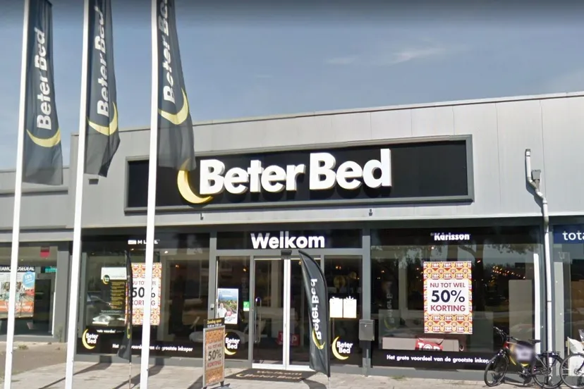 beter bed google maps