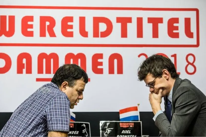 boomstra verovert wereldtitel dammen