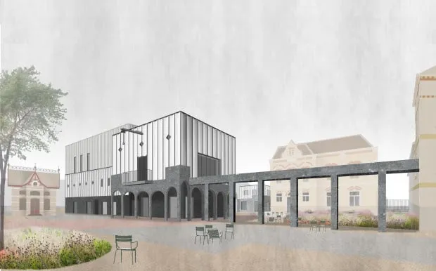 bouw kunstwerf in ebbingekwartier