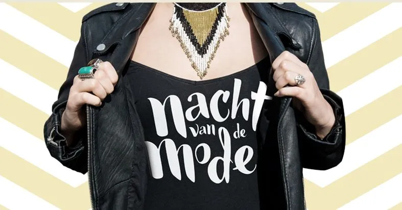 campagnebeeld nacht van de mode knipsel