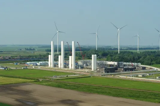 de bouw van de stikstofinstallatie in zuidbroek is nagenoeg afgerond gasunie