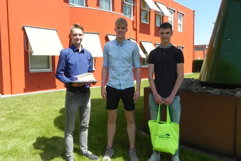 de winnende studenten