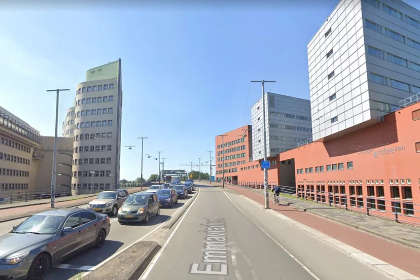 emmaviaduct bij hoofdstation richting assen