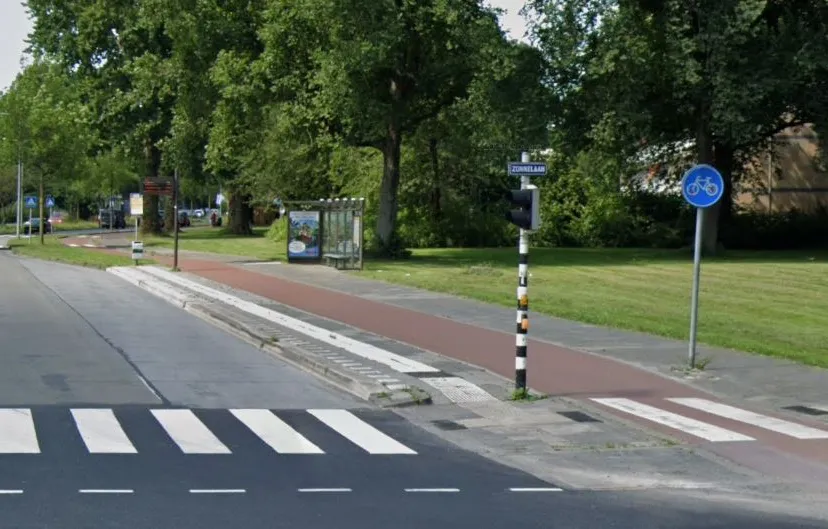 fietspad zonnelaan pleiadenlaan