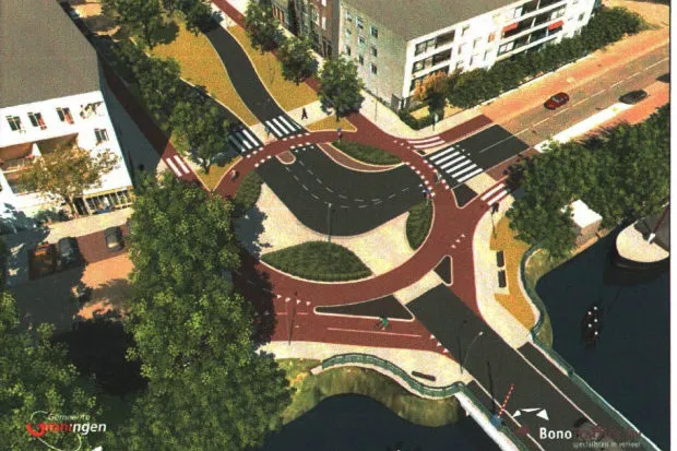 fietsrotonde wilhelminakade prinsesseweg e1513626370761