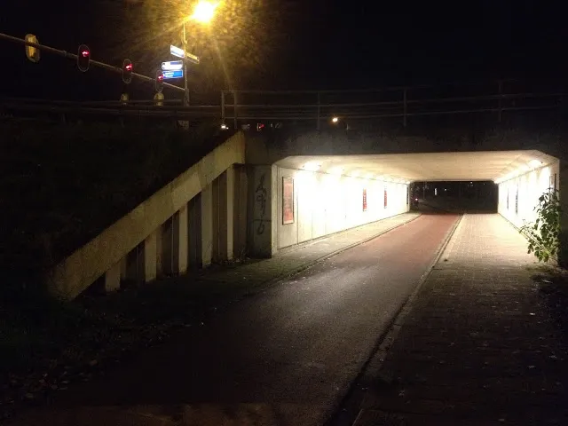 fietstunneltje vinkhuizen groningen