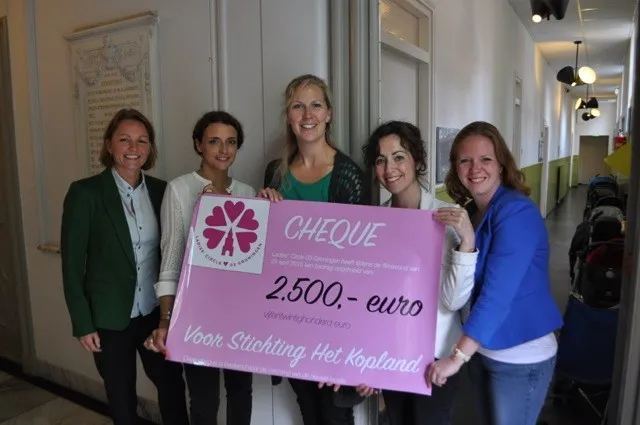 foto uitreiking cheque het kopland