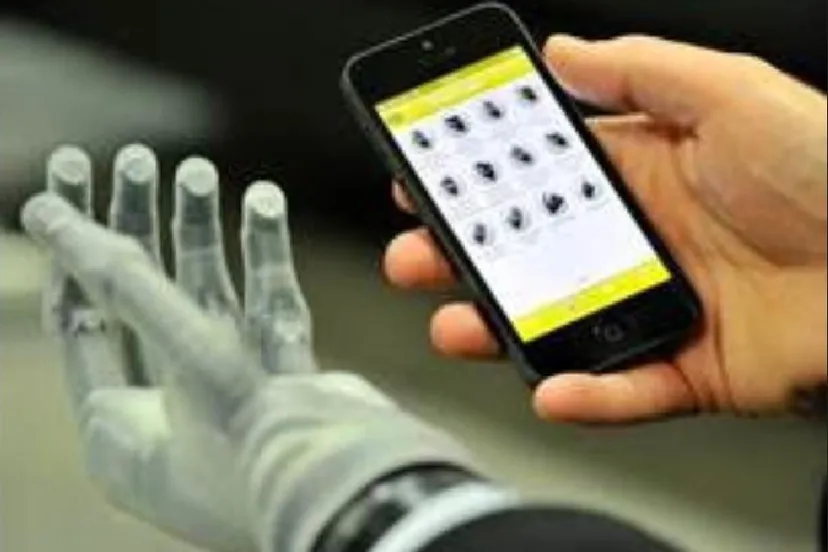 foto van een bionische hand