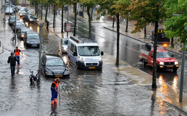 groene tuinen en daktuinen gemeente groningen wateroverlast