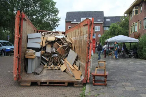 grofvuil inzamelactie de hoogte en selwerderwijk noord