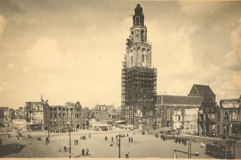 groningen grote markt 1945
