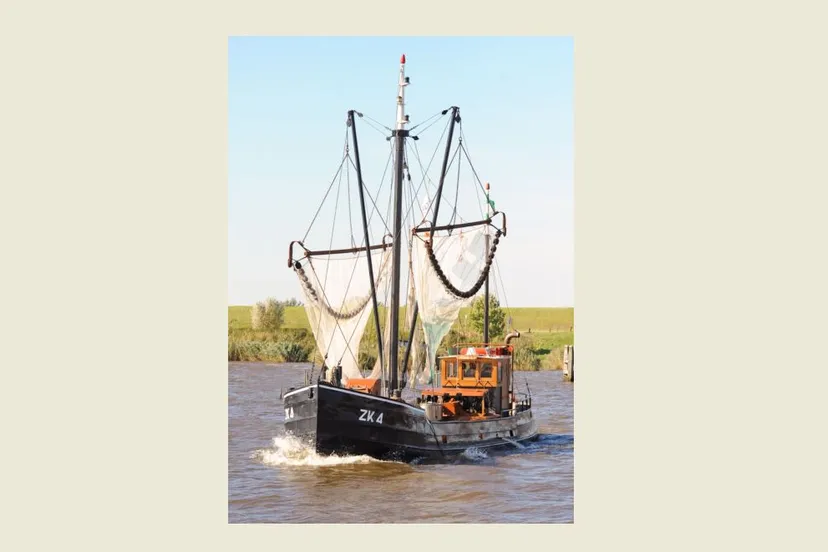 historische garnalenkotter zk4 foto visserijmuseum zoutkamp