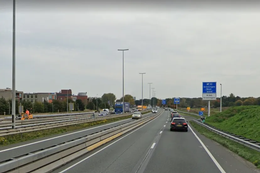 hoogkerk richting groningen tot aan afrit 36 west a7 e 22