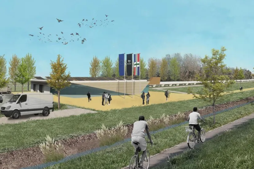 impressie hyperloop testcentrum in groningen provincie groningen