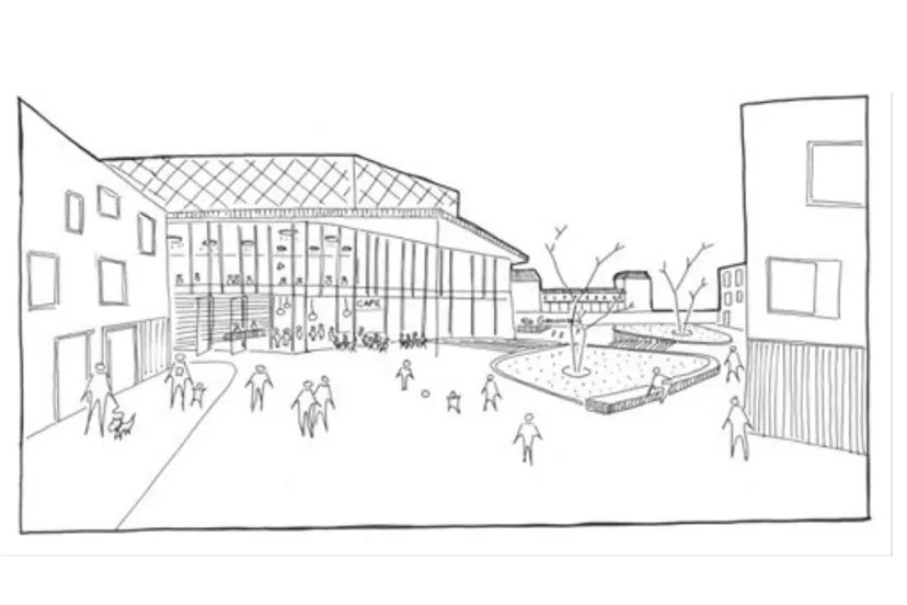 impressie muziek centrum impressie team 4 architecten