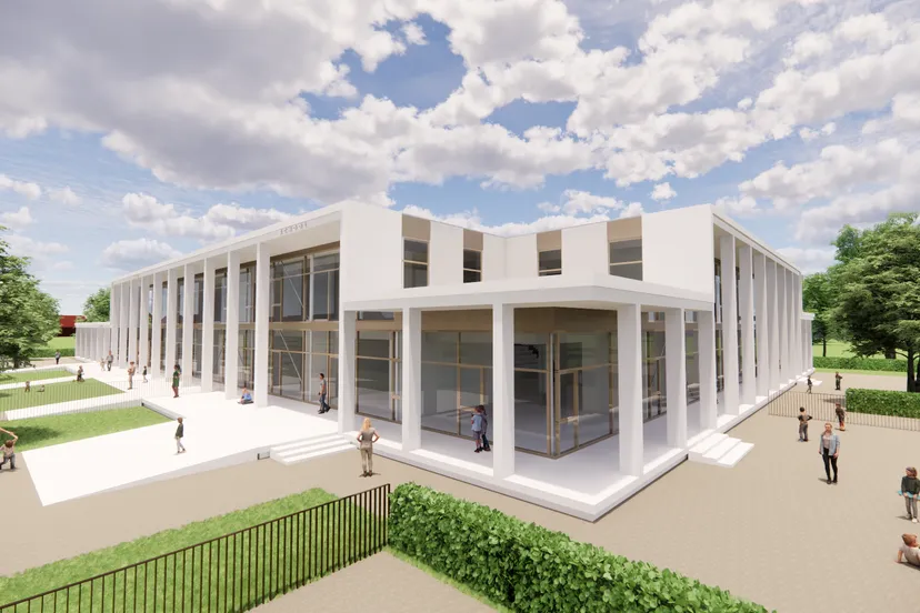 impressie vensterschool groenewei kpb architecten