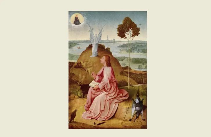 jheronimus bosch johannes op patmos verkleind