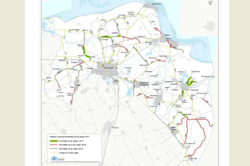 kaartje 1 bromfietsen