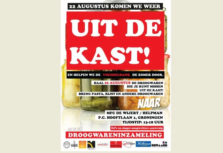 knipsel droogwaren inzameling