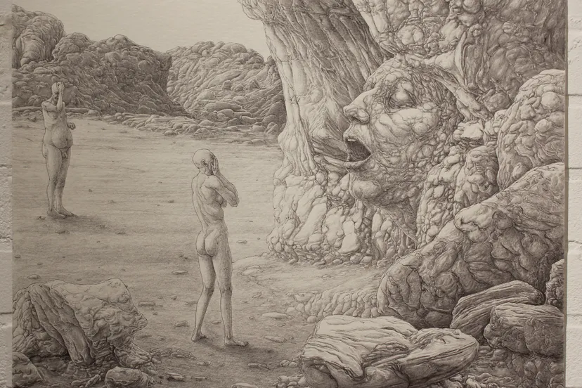 leonard witte untitled rock face leonard witte